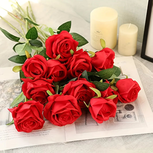 Premium Silk Artificial Floral Branch | Elegant Wedding, Event & Luxury Home Decor Stem