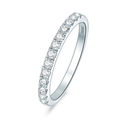 2.0ct GIC Certified Moissanite Bridal Ring Set | 925 Sterling Silver White Gold Plated | Engagement & Wedding Ring