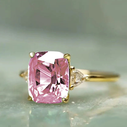Geometric Cubic Zirconia Wedding Band | Trendy Bridal Ring | Women's Wedding Jewelry