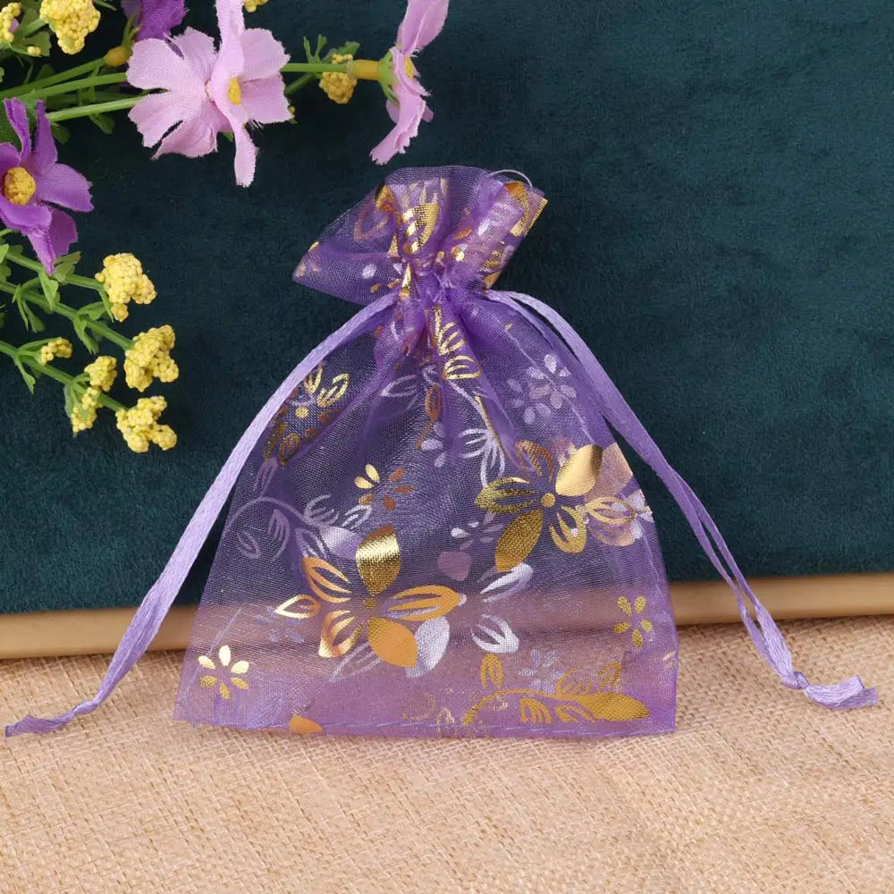 Silk Jewelry Gift Bag Satin Drawstring Pouch For Wedding Party Candy Bag Luxury Jewelry Packing