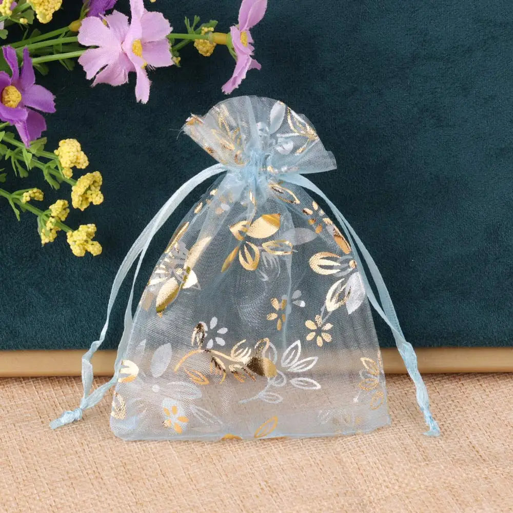 Silk Jewelry Gift Bag Satin Drawstring Pouch For Wedding Party Candy Bag Luxury Jewelry Packing