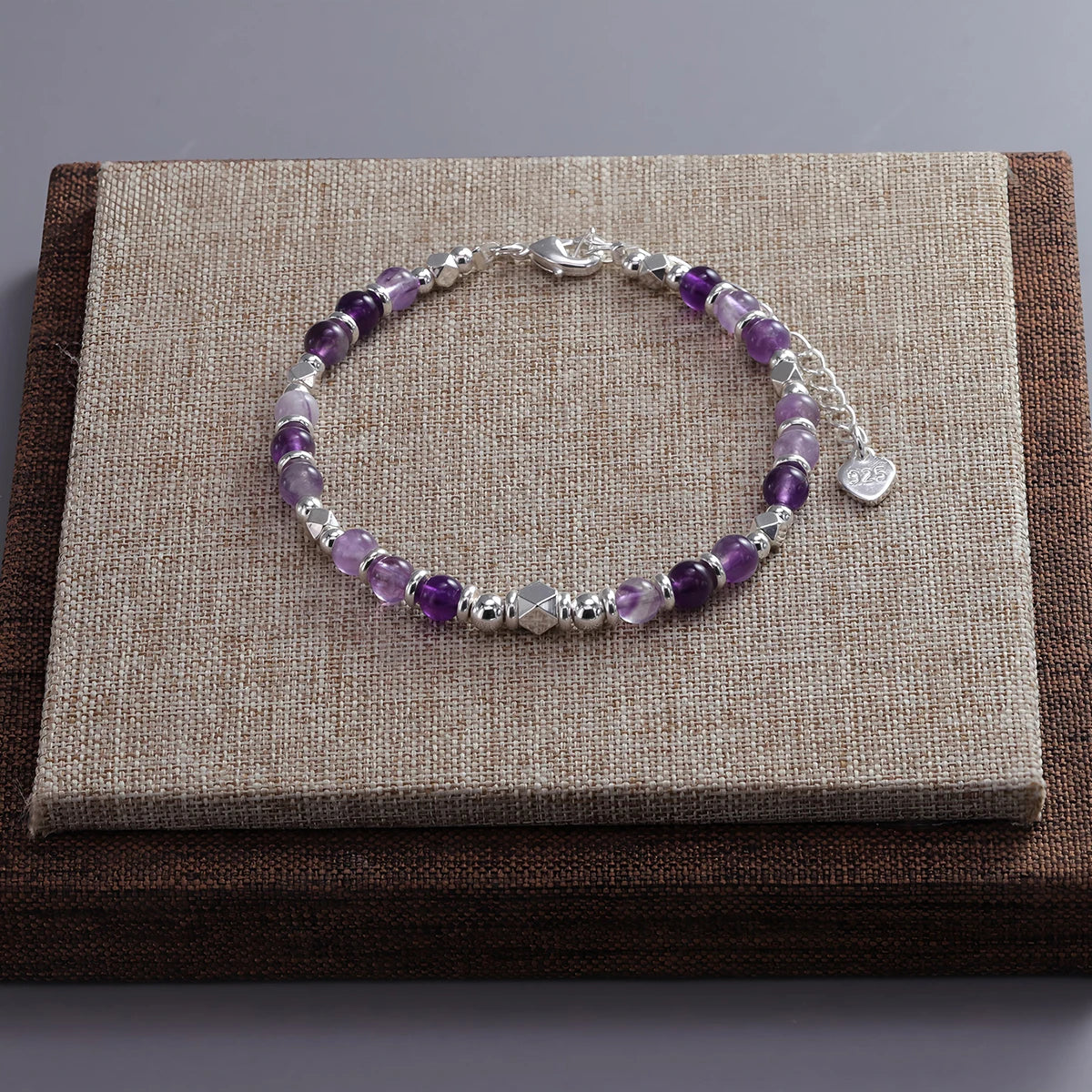 925 Sterling Silver Butterfly Bead String Bracelet