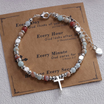 925 Sterling Silver Butterfly Bead String Bracelet