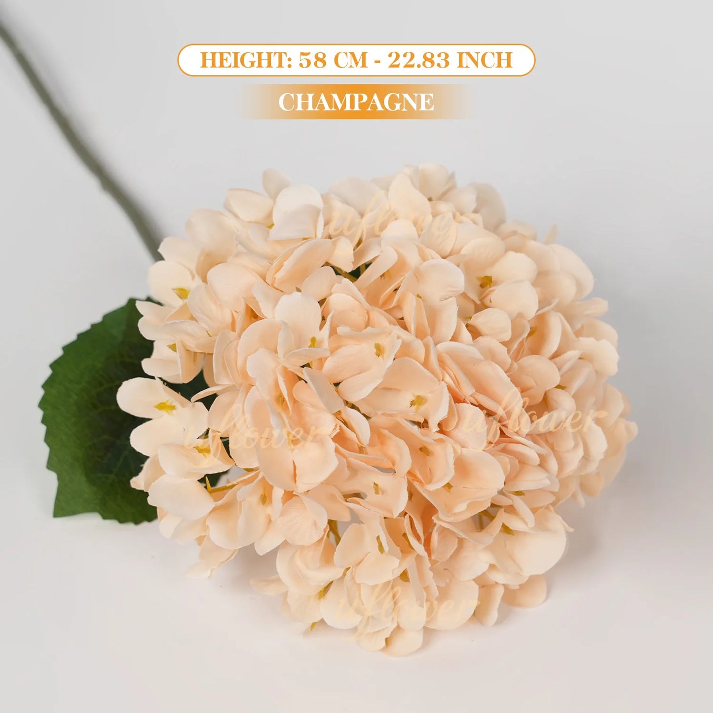 Grand 58cm Silk Hydrangea Artificial Flower Bouquet | Premium Wedding & Home Decor Centerpiece