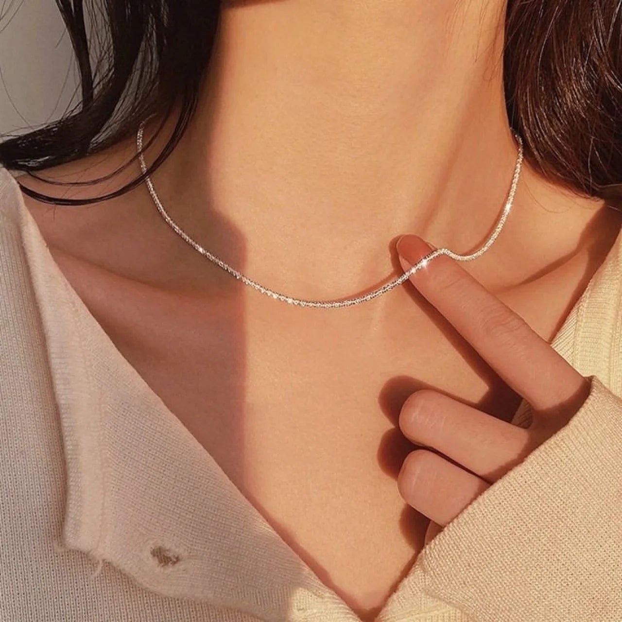 Starry Sky Shiny Silver Plated Jewelry Set