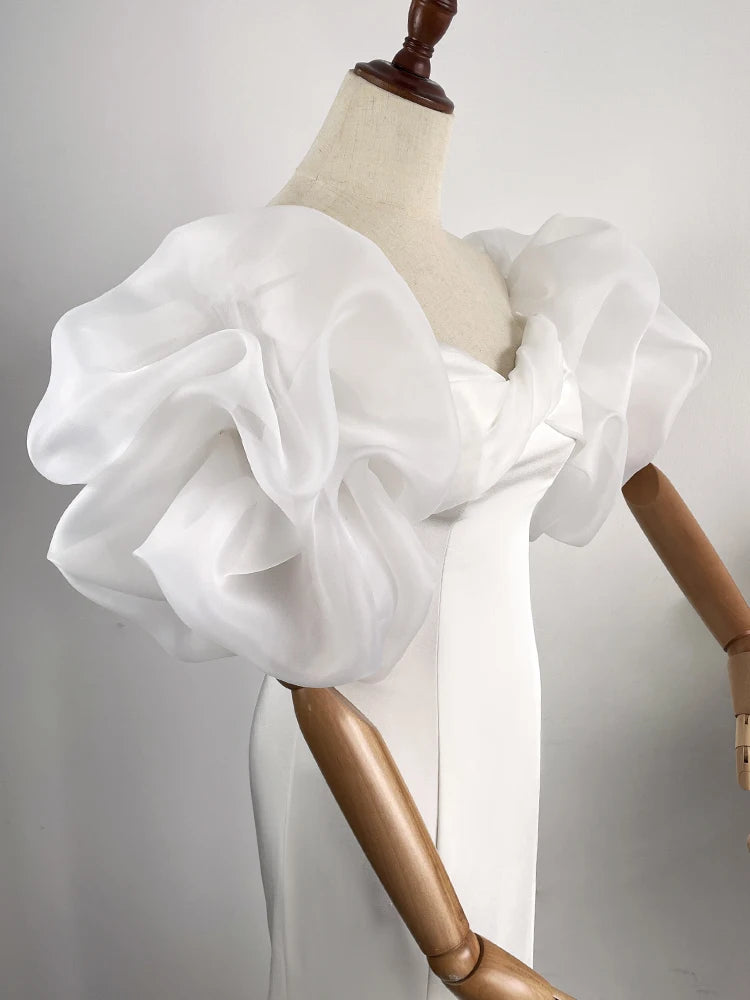 WG155 Women's Simple Fashionable Bridal Sleeves Wedding Dress Sleeves Suitable for Wedding Ceremony Evening Dress Accessories