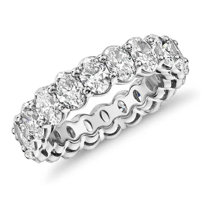 Eternity Zircon Wedding Band – 925 Sterling Silver Promise Ring