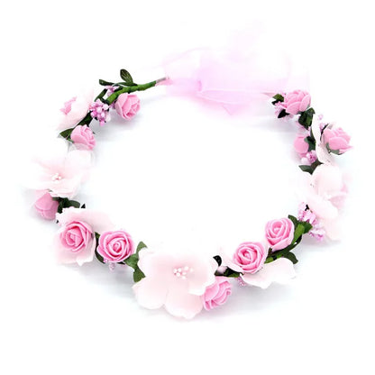 Botanical Flower Crown Boho Bridal Headband