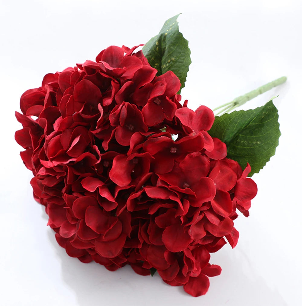 Grand 58cm Silk Hydrangea Artificial Flower Bouquet | Premium Wedding & Home Decor Centerpiece