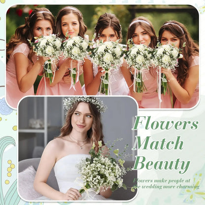 Premium Artificial Baby's Breath Stems | Romantic Gypsophila Wedding & Home Floral Decor