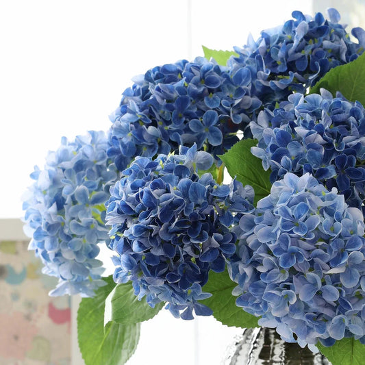 Grand 58cm Silk Hydrangea Artificial Flower Bouquet | Premium Wedding & Home Decor Centerpiece