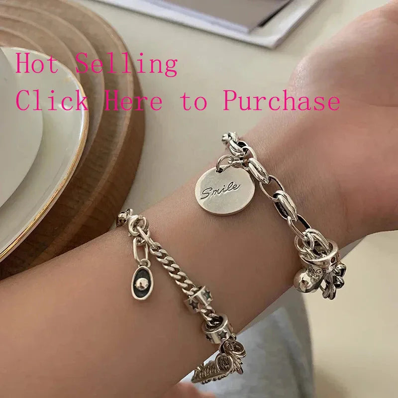 925 Sterling Silver Butterfly Bead String Bracelet