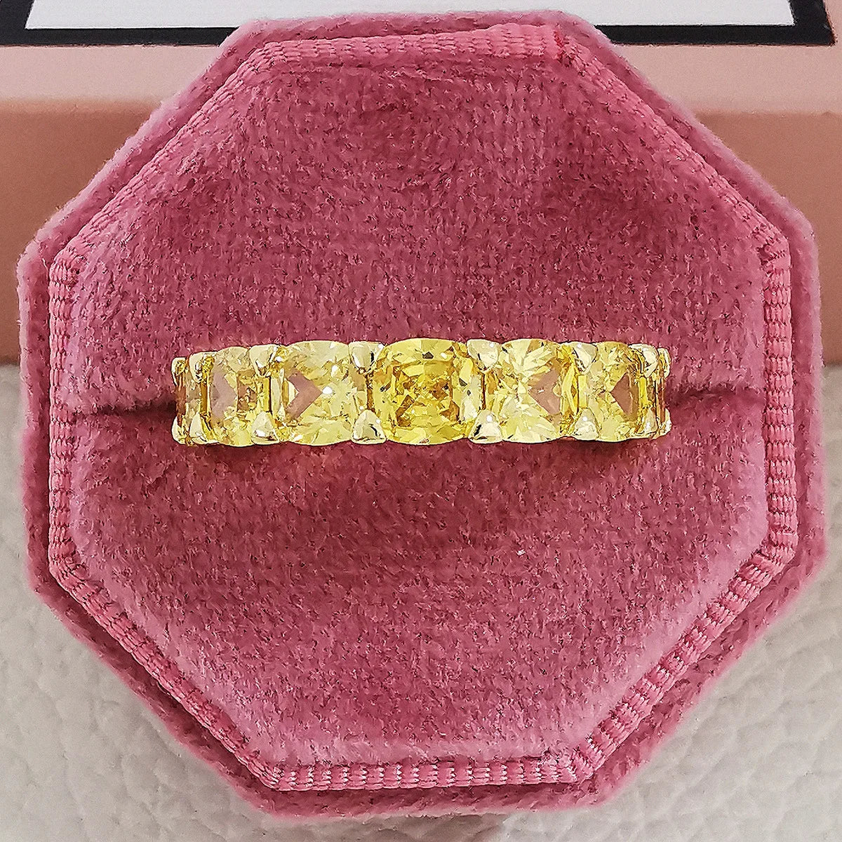 Eternity Zircon Wedding Band – 925 Sterling Silver Promise Ring