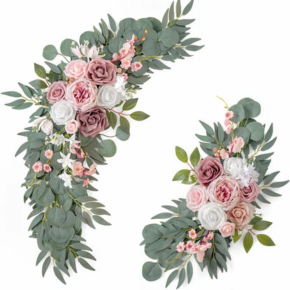 Premium Silk Artificial Flower Heads | Whimsical DIY Wedding Wall & Bridal Shower Floral Decor