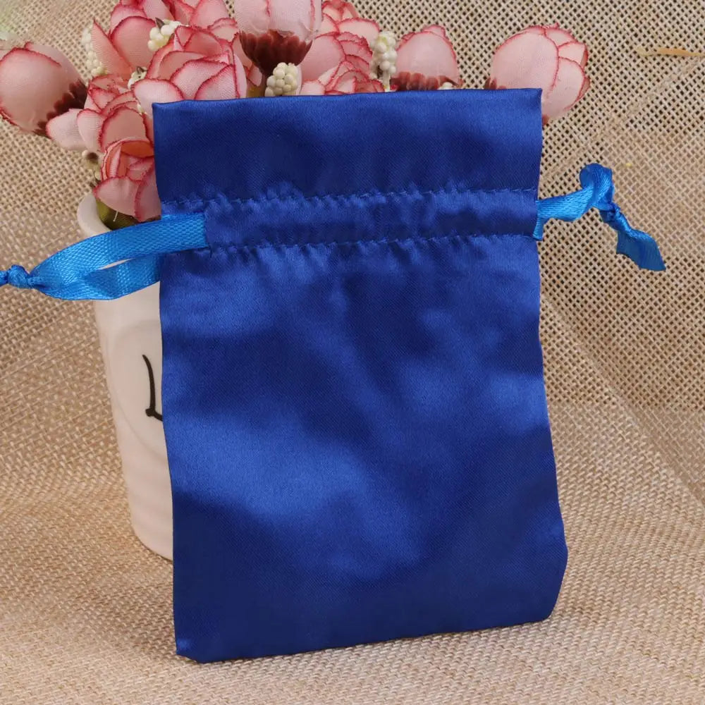 Silk Jewelry Gift Bag Satin Drawstring Pouch For Wedding Party Candy Bag Luxury Jewelry Packing