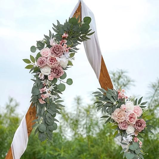 Premium Silk Artificial Flower Heads | Whimsical DIY Wedding Wall & Bridal Shower Floral Decor