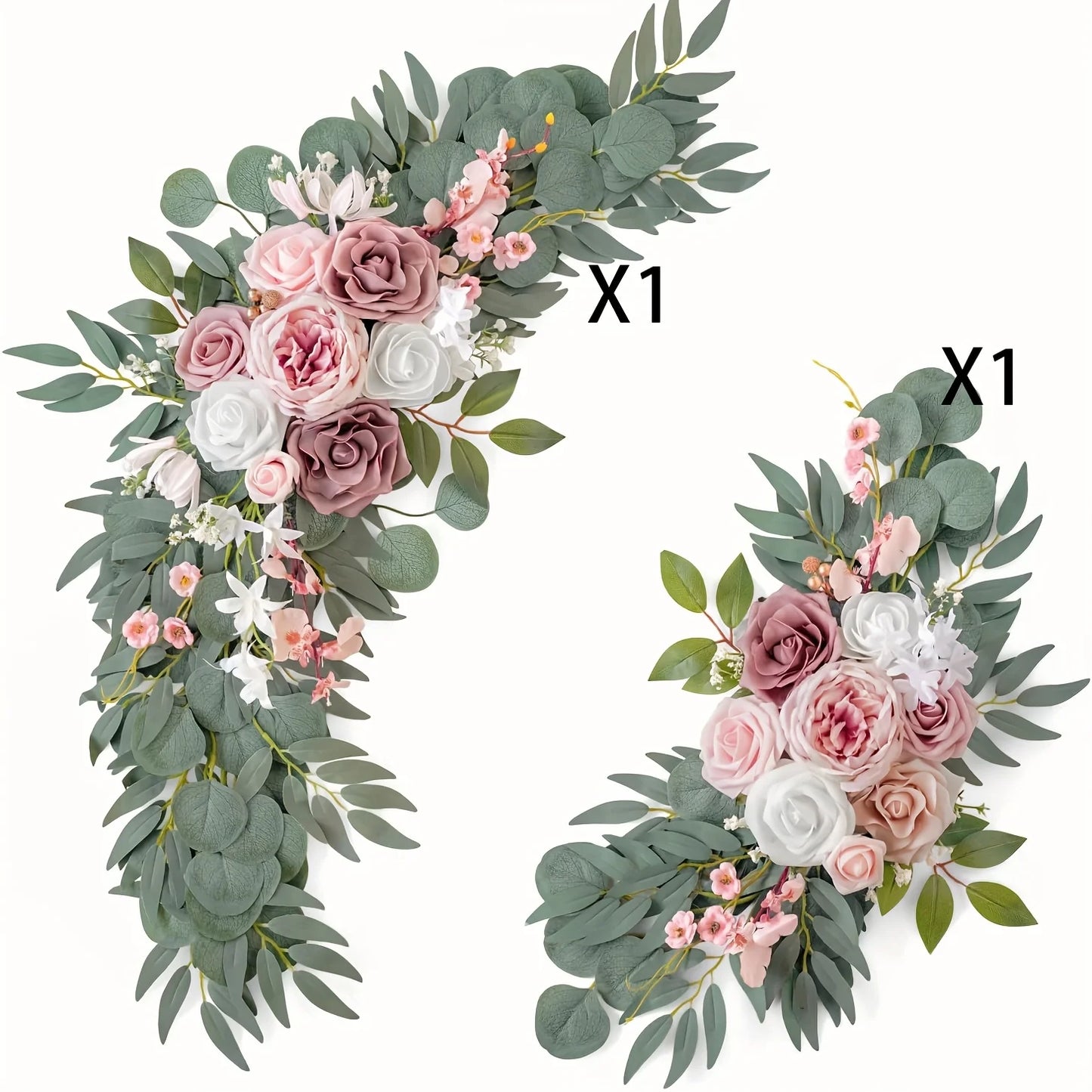 Premium Silk Artificial Flower Heads | Whimsical DIY Wedding Wall & Bridal Shower Floral Decor