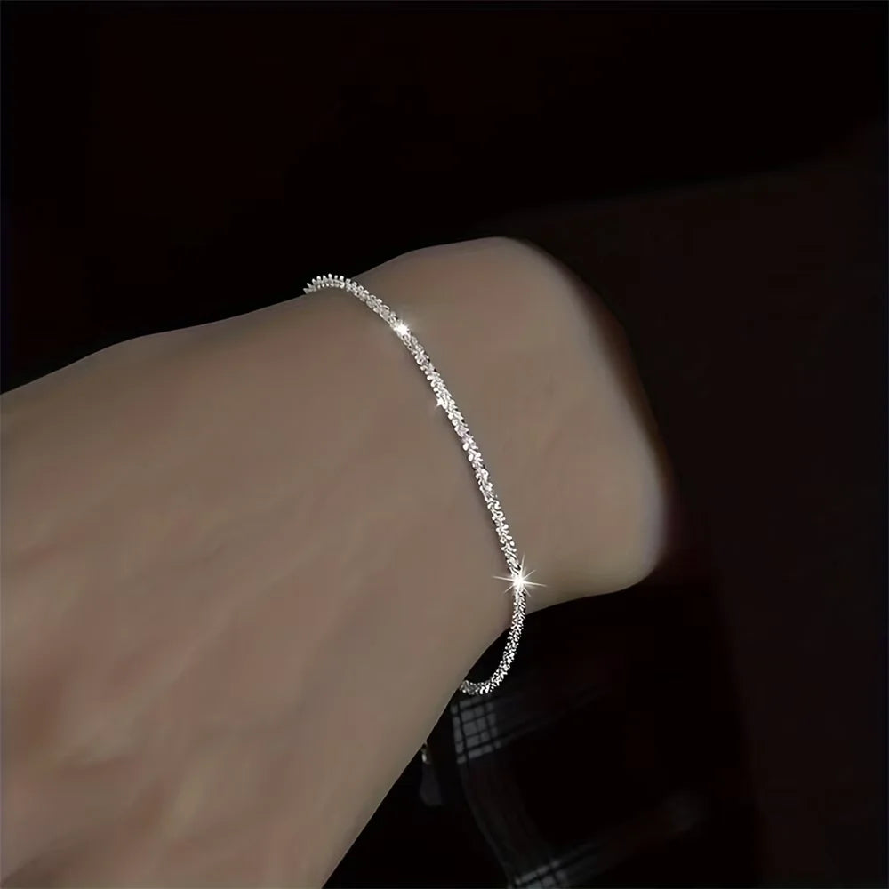 Starry Sky Shiny Silver Plated Jewelry Set