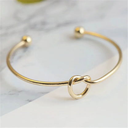 Vintage Stainless Steel Woven Twist Cuff Bracelet