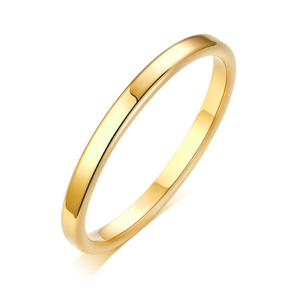 18K Gold Plated Vintage Twisted Rope Ring | Stainless Steel | Women's Wedding & Party Ring