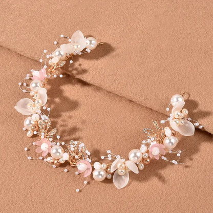 Botanical Flower Crown Boho Bridal Headband