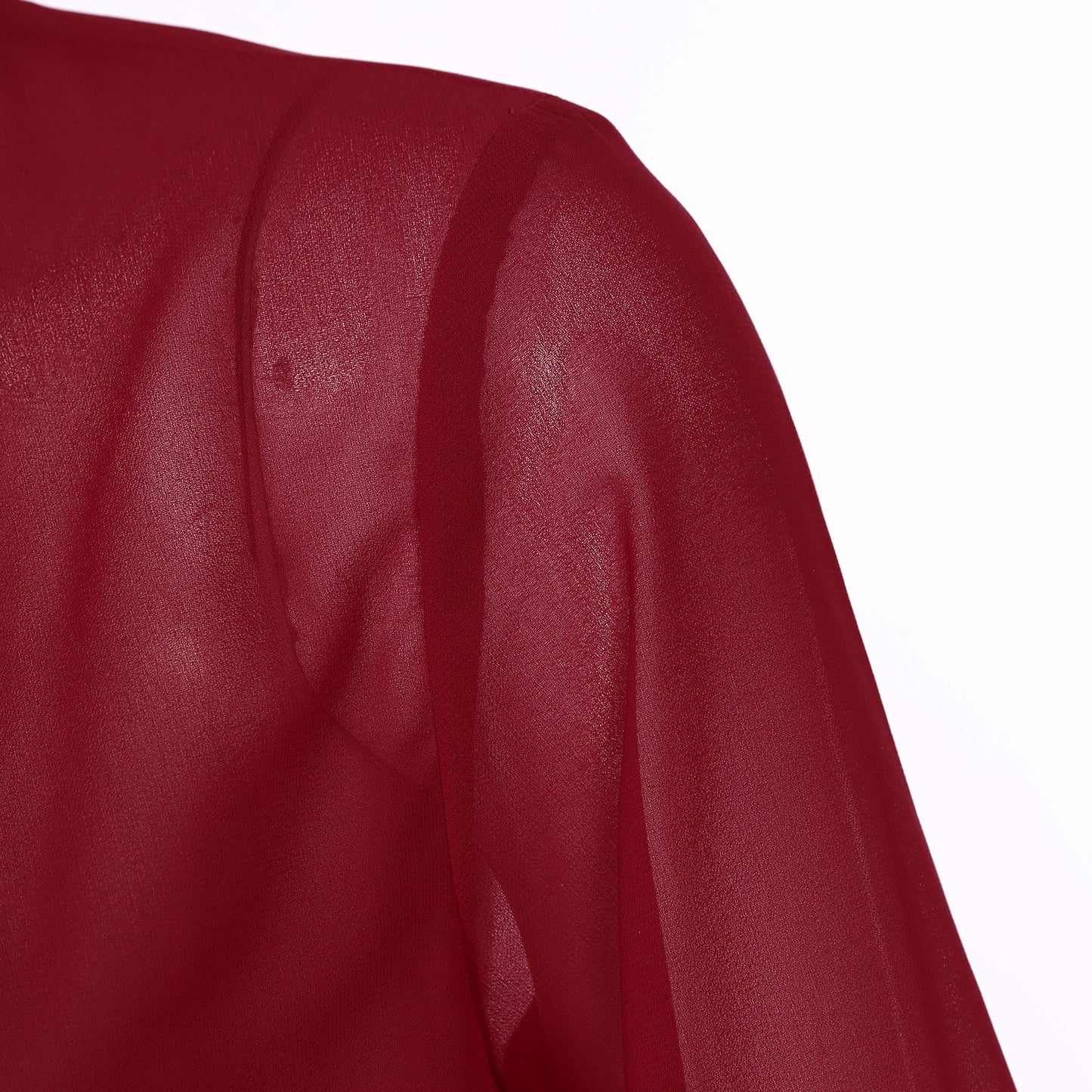 Women 3/4 Sleeve Chiffon Cardigan Bolero Shawls Outerwear Wedding Bridal Party Dress Wraps Beach Vacation Cover Ups Soft Cape