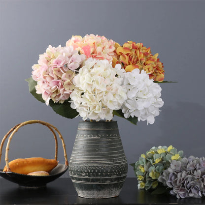 Grand 58cm Silk Hydrangea Artificial Flower Bouquet | Premium Wedding & Home Decor Centerpiece