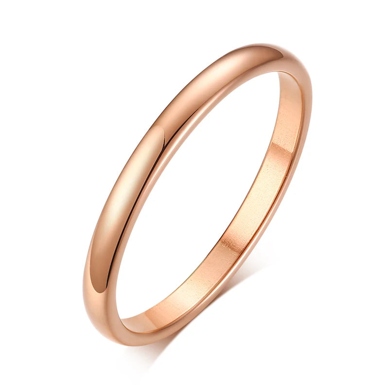 18K Gold Plated Vintage Twisted Rope Ring | Stainless Steel | Women's Wedding & Party Ring