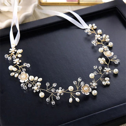 Botanical Flower Crown Boho Bridal Headband