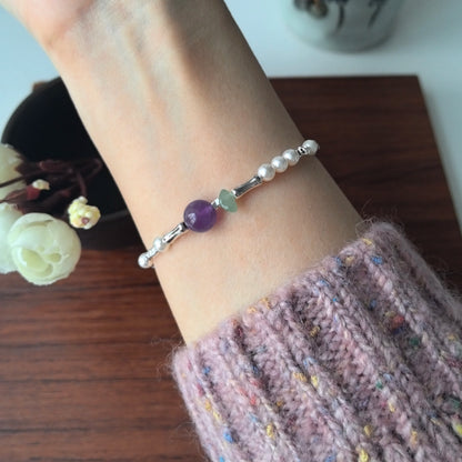 925 Sterling Silver Butterfly Bead String Bracelet