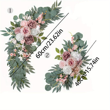 Premium Silk Artificial Flower Heads | Whimsical DIY Wedding Wall & Bridal Shower Floral Decor