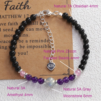 925 Sterling Silver Butterfly Bead String Bracelet