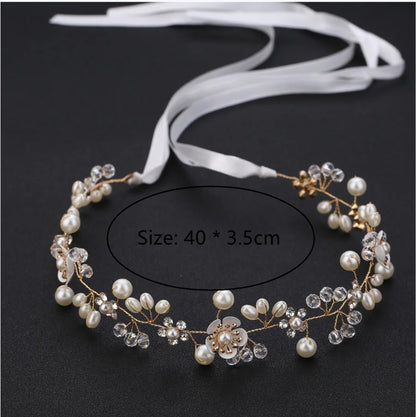 Botanical Flower Crown Boho Bridal Headband