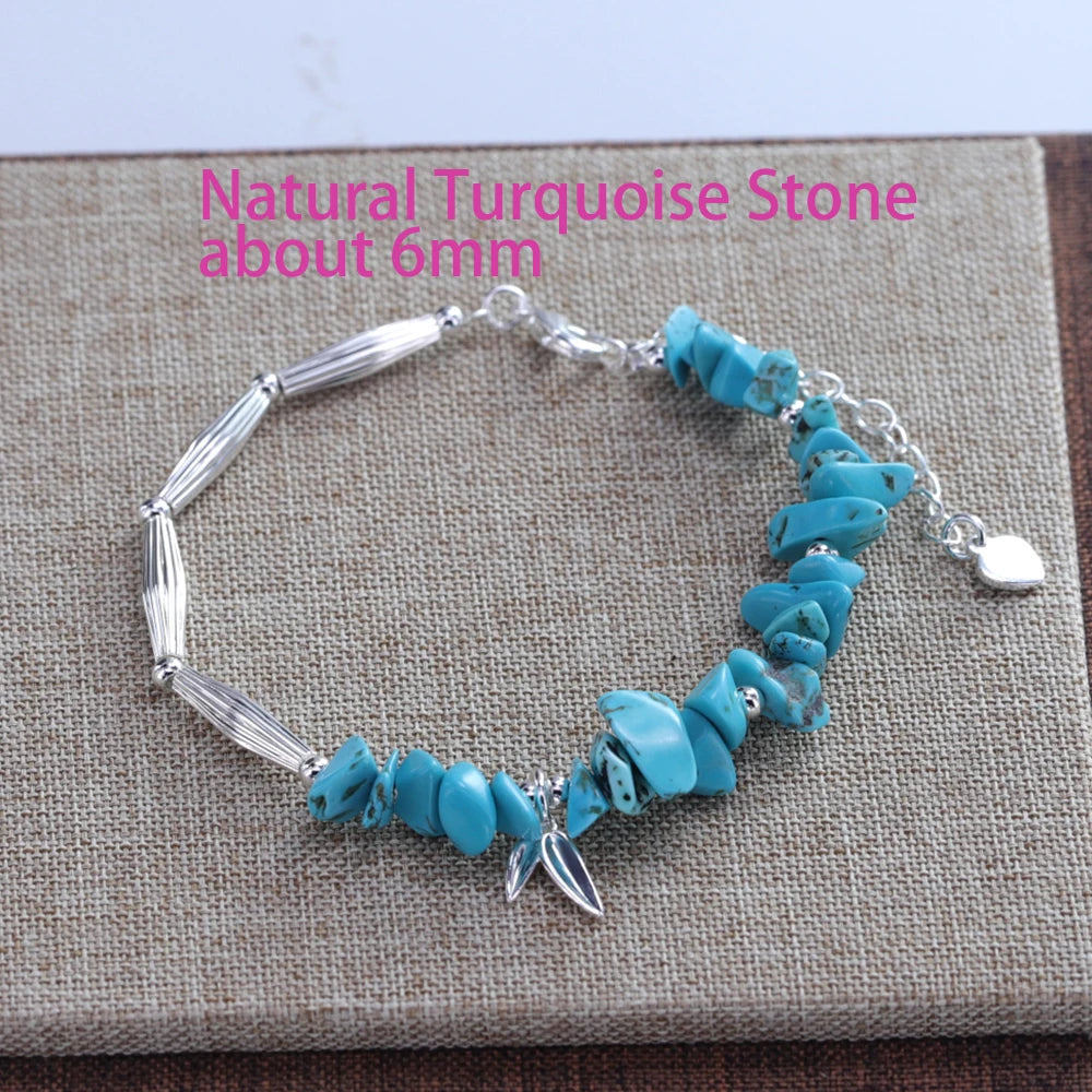925 Sterling Silver Butterfly Bead String Bracelet