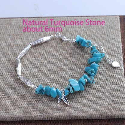 925 Sterling Silver Butterfly Bead String Bracelet