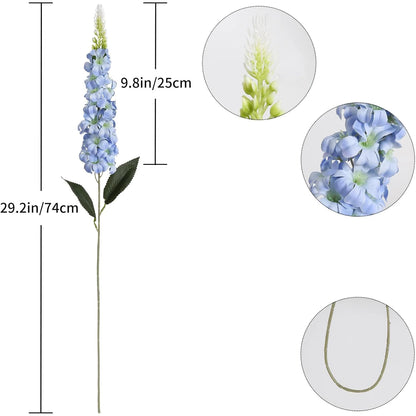Premium 74cm Hanging Silk Orchid Floral Strings (5-Pack) | Luxury Wedding Arch & Ceremony Garland Decor