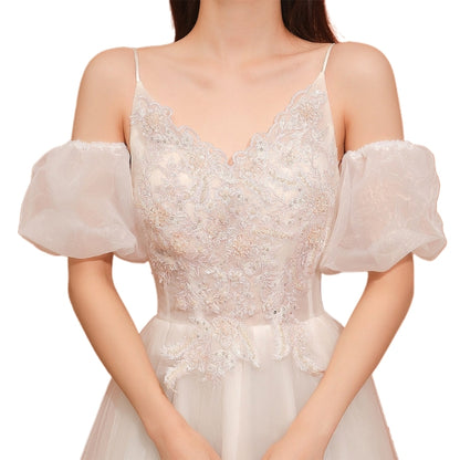 Detachable Tulle Puff Sleeves Removable Bridal Arm Covers