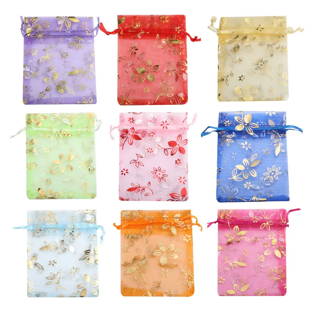 Silk Jewelry Gift Bag Satin Drawstring Pouch For Wedding Party Candy Bag Luxury Jewelry Packing