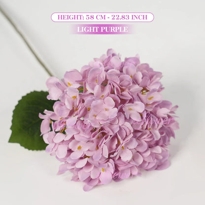 Grand 58cm Silk Hydrangea Artificial Flower Bouquet | Premium Wedding & Home Decor Centerpiece