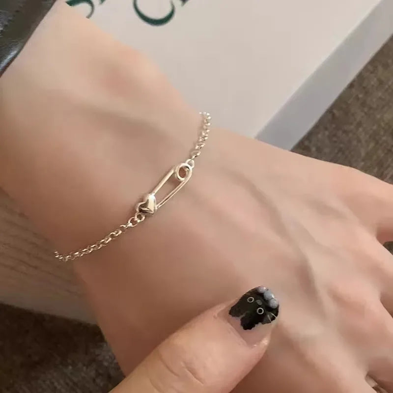 925 Sterling Silver Butterfly Bead String Bracelet