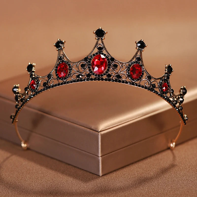 Premium Silver Botanical Wedding Crown | Regal Birthday Tiara & Bridal Hairwear Accessory
