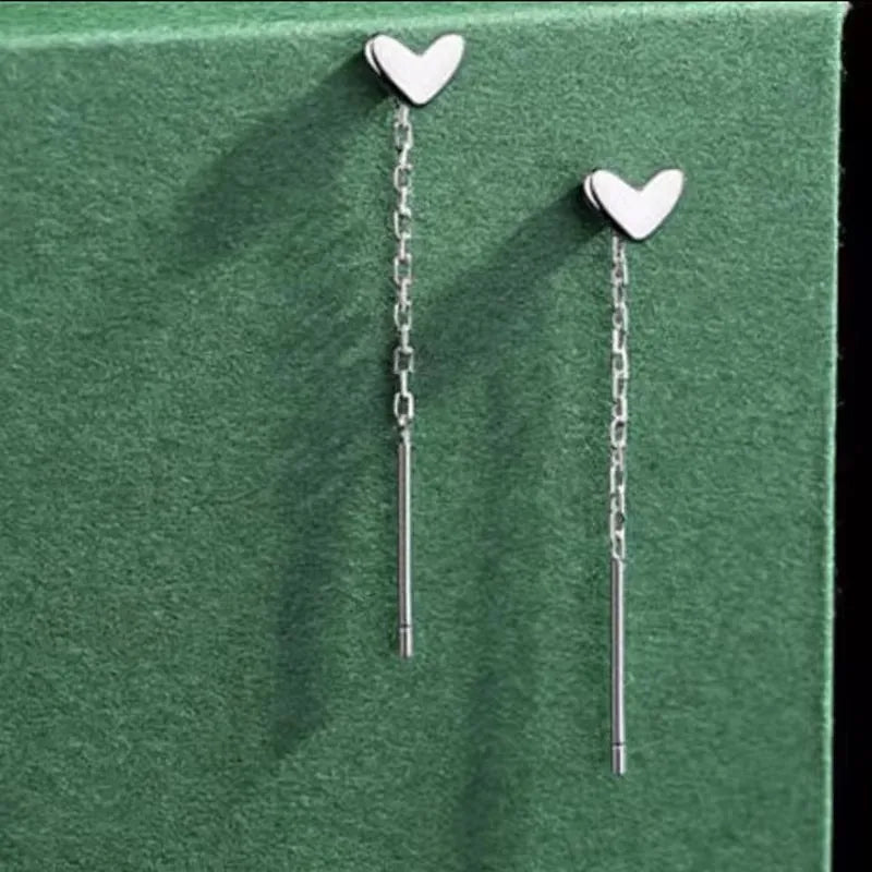 French Luxury Long Zircon Tassel Twisted Drop Earrings