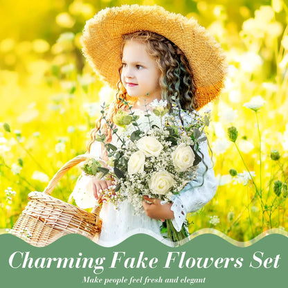 Premium Artificial Baby's Breath Stems | Romantic Gypsophila Wedding & Home Floral Decor