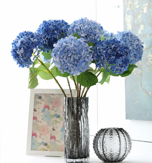 Grand 58cm Silk Hydrangea Artificial Flower Bouquet | Premium Wedding & Home Decor Centerpiece