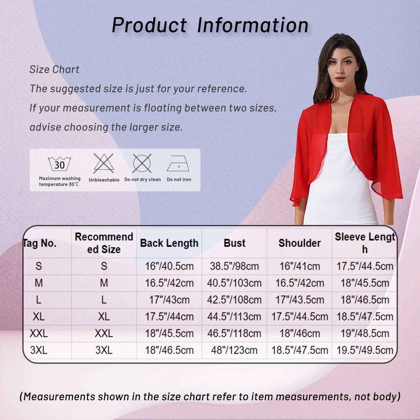 Women 3/4 Sleeve Chiffon Cardigan Bolero Shawls Outerwear Wedding Bridal Party Dress Wraps Beach Vacation Cover Ups Soft Cape