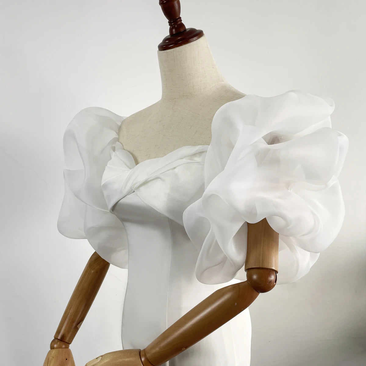 WG155 Women's Simple Fashionable Bridal Sleeves Wedding Dress Sleeves Suitable for Wedding Ceremony Evening Dress Accessories