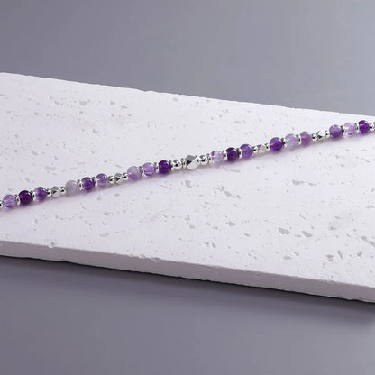925 Sterling Silver Butterfly Bead String Bracelet