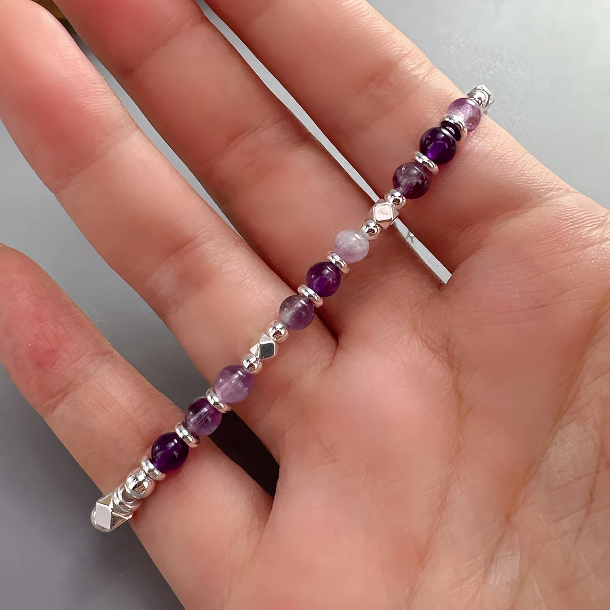 925 Sterling Silver Butterfly Bead String Bracelet
