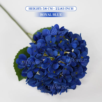 Grand 58cm Silk Hydrangea Artificial Flower Bouquet | Premium Wedding & Home Decor Centerpiece
