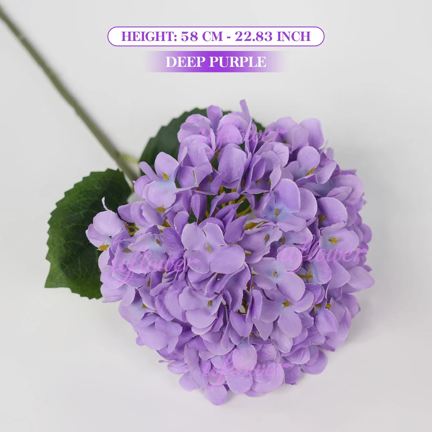 Grand 58cm Silk Hydrangea Artificial Flower Bouquet | Premium Wedding & Home Decor Centerpiece